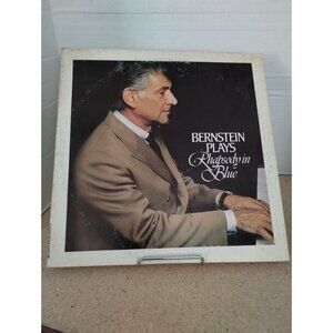 Bernstein Plays Rhapsody in Blue Vinyl 1P 6068 LP Columbia House